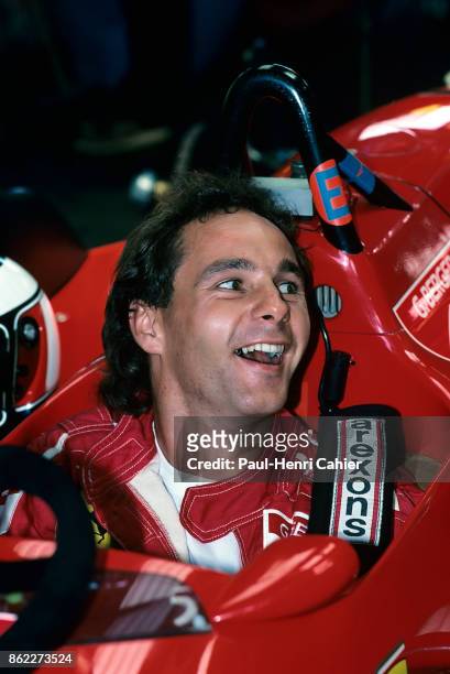 Gerhard Berger, Ferrari F1/87/88C, Grand Prix of Portugal, Autodromo do Estoril, 25 September 1988.