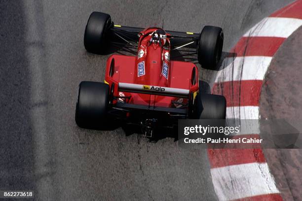 Gerhard Berger, Ferrari F1/87/88C, Grand Prix of Monaco, Circuit de Monaco, 15 May 1988.