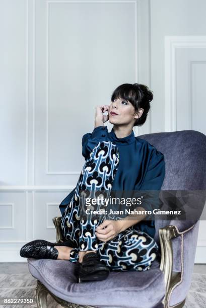 Belen Cuesta poses during a portrait session at Maria Cristina Hotel during 65th San Sebastian International Film Festival on September 27, 2017 in...