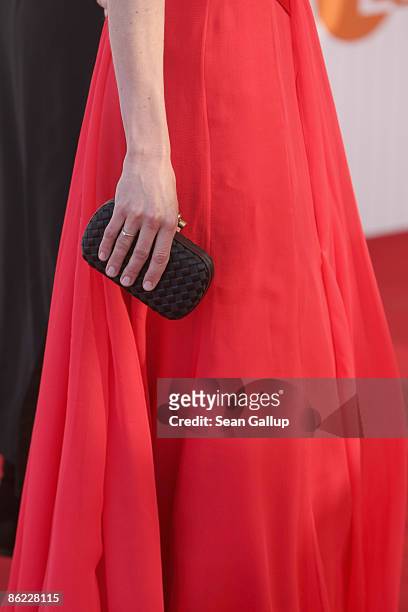 Actress Christiane Paul attends the German Film Award 2009 at the Palais am Funkturm on April 24, 2009 in Berlin, Germany.