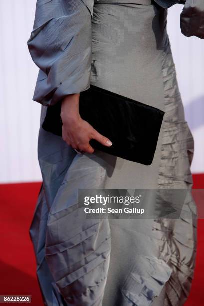 Actress Felicitas Woll attends the German Film Award 2009 at the Palais am Funkturm on April 24, 2009 in Berlin, Germany.