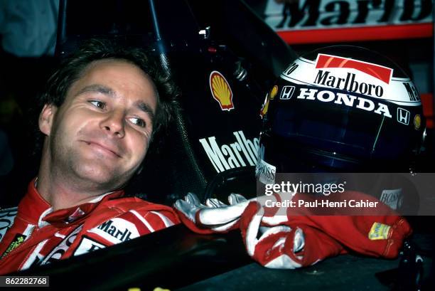 Gerhard Berger, McLaren-Honda MP4/7A, Grand Prix of Portugal, Autodromo do Estoril, 27 September 1992.