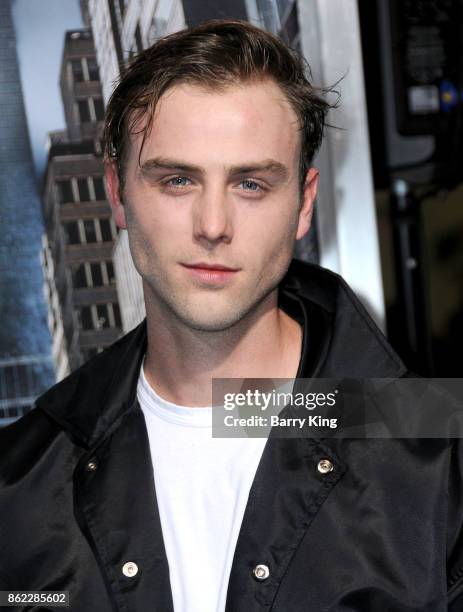 Actor Sterling Beaumon attends the premiere of Warner Bros. Pictures' 'Geostorm' at TCL Chinese Theatre on October 16, 2017 in Hollywood, California.