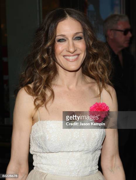 Actress Sarah Jessica Parker attends the opening night of "The Philanthropist" on Broadway at the Roundabout Theatre Company's American Airlines...