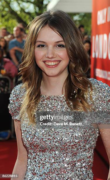 Hannah Murray arrives at the BAFTA Television Awards 2009, at the Royal Festival Hall on April 26, 2009 in London, England.