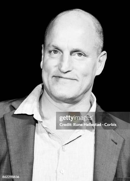 Woody Harrelson attends the UK Premiere of "Three Billboards Outside Ebbing, Missouri" at the closing night gala of the 61st BFI London Film Festival...