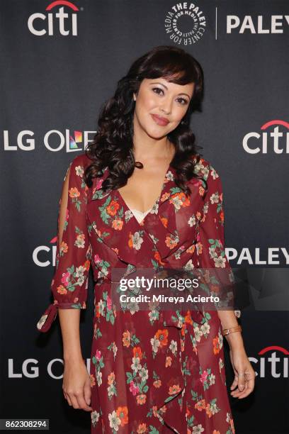 Actress Marisa Ramirez attends the PaleyFest NY 2017 "Blue Bloods" at The Paley Center for Media on October 16, 2017 in New York City.