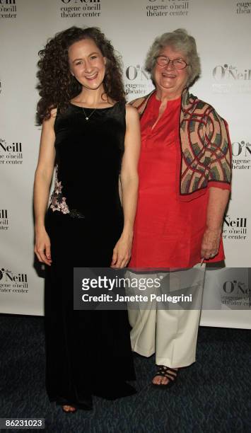 The late Jim Henson's daughter Heather Henson and wife Jane Henson attend the 2009 Monte Cristo awards at Bridgewaters on April 26, 2009 in New York...