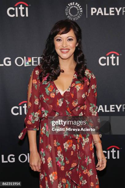Actress Marisa Ramirez attends the PaleyFest NY 2017 "Blue Bloods" at The Paley Center for Media on October 16, 2017 in New York City.