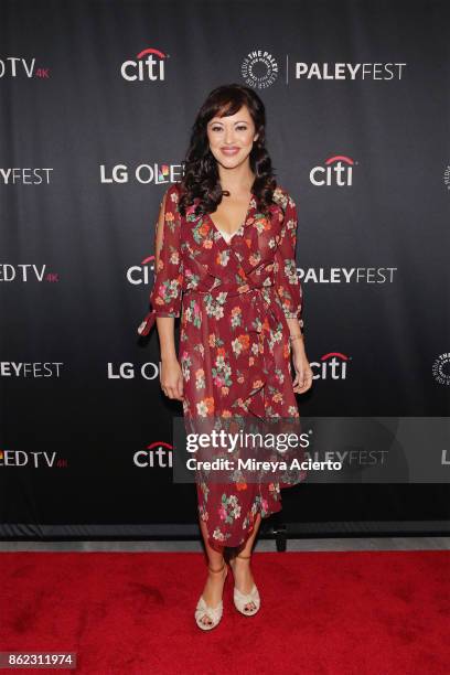 Actress Marisa Ramirez attends the PaleyFest NY 2017 "Blue Bloods" at The Paley Center for Media on October 16, 2017 in New York City.