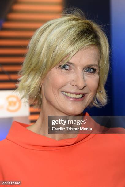 Barbara Hahlweg attends the XY Award 2017 as part of 'Aktenzeichen XY... Ungeloest' celebrates its 50th Anniversary' on October 17, 2017 in Berlin,...