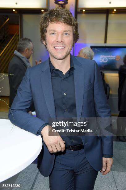 German actor Steffen Schroeder attends the XY Award 2017 as part of 'Aktenzeichen XY... Ungeloest' celebrates its 50th Anniversary' on October 17,...