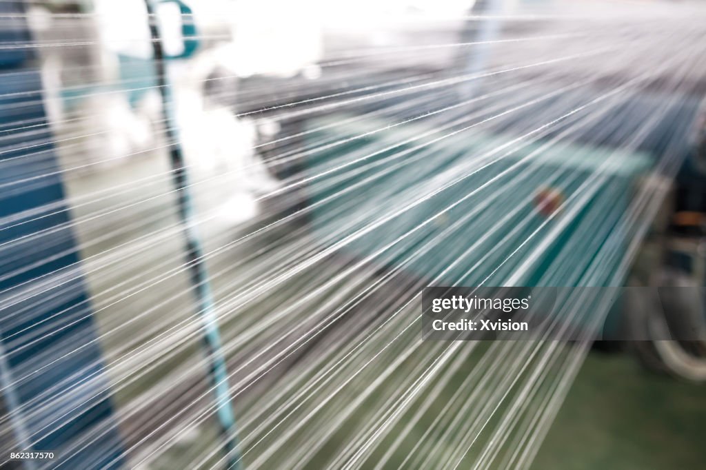 Traditional yarn factory