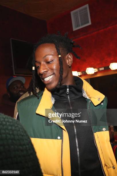 Joey Badass Attends Underachievers In Concert` at Irving Plaza on October 16, 2017 in New York City.