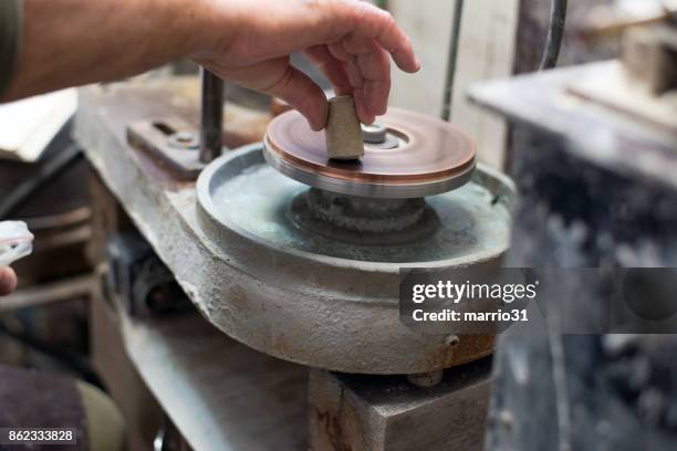 gemstones grinding,faceting machine - disk stock pictures, royalty-free photos & images