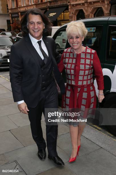 Barbara Windsor and Scott Mitchell celebrate David Walliams receiving an OBE with a lunch with at Scott's restaurant in Mayfair sighting on October...