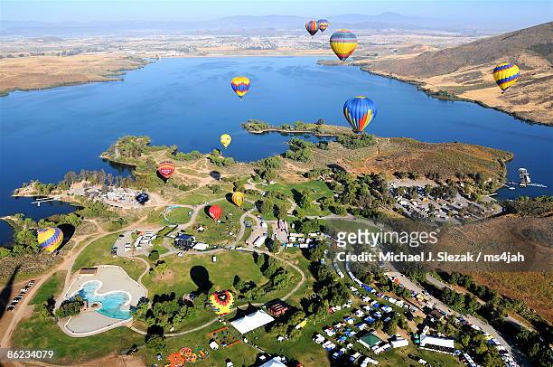 temecula balloon & wine fest - riverside county bildbanksfoton och bilder