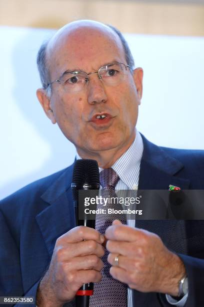 Fernando Pinto, chief executive officer of TAP Air Portugal, speaks during the Airlines For Europe Conference in Brussels, Belgium, on Tuesday, Oct....