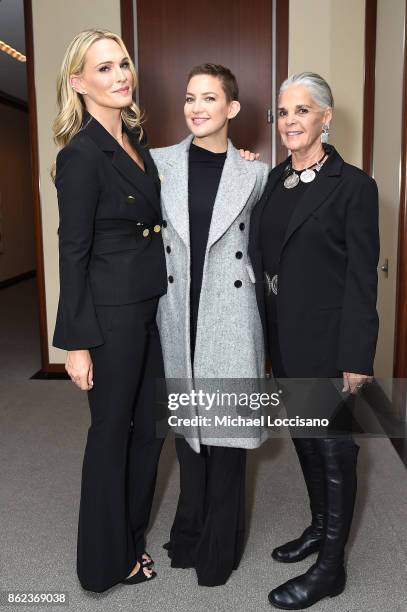 Molly Sims, Kate Hudson and Ali Macgraw attends Hearst Magazines' Unbound Access MagFront at Hearst Tower on October 17, 2017 in New York City.