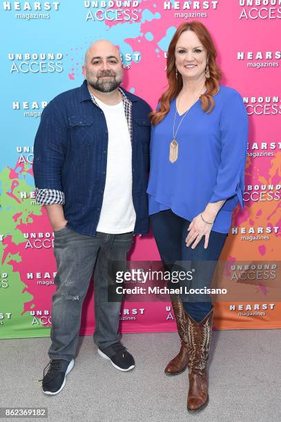 Duff Goldman and Ree Drummond attend Hearst Magazines' Unbound Access MagFront at Hearst Tower on October 17, 2017 in New York City.