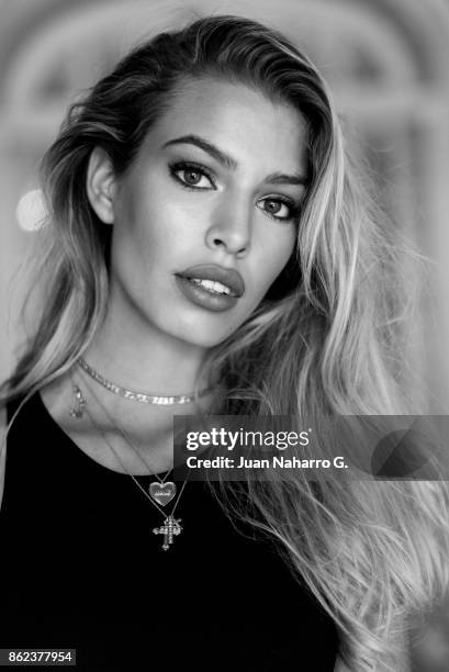 Jessica Goicoechea poses during a portrait session at Maria Cristina Hotel during 65th San Sebastian International Film Festival on September 27,...