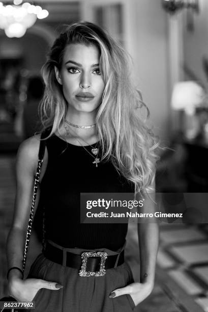 Jessica Goicoechea poses during a portrait session at Maria Cristina Hotel during 65th San Sebastian International Film Festival on September 27,...