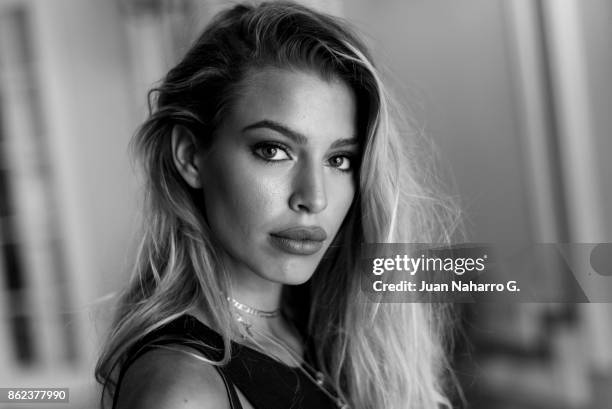 Jessica Goicoechea poses during a portrait session at Maria Cristina Hotel during 65th San Sebastian International Film Festival on September 27,...