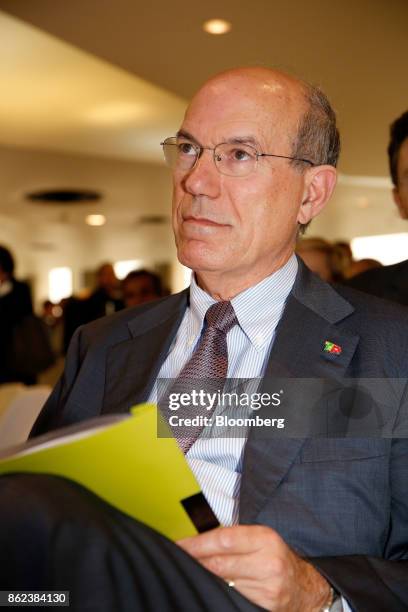 Fernando Pinto, chief executive officer of TAP Air Portugal, looks on during the Airlines For Europe Conference in Brussels, Belgium, on Tuesday,...