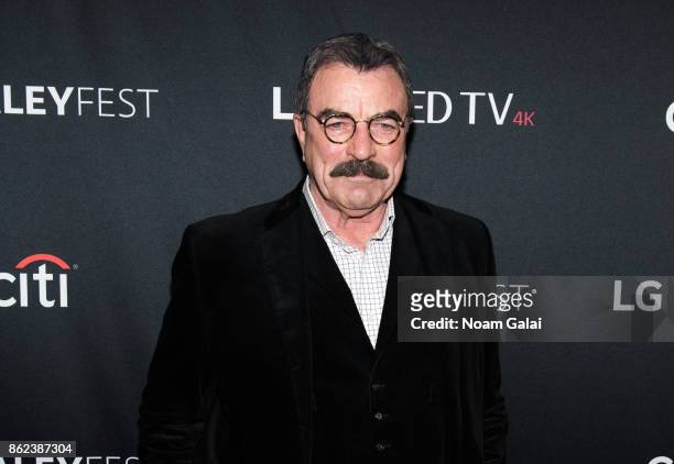 Actor Tom Selleck attends the "Blue Bloods" screening during PaleyFest NY 2017 at The Paley Center for Media on October 16, 2017 in New York City.