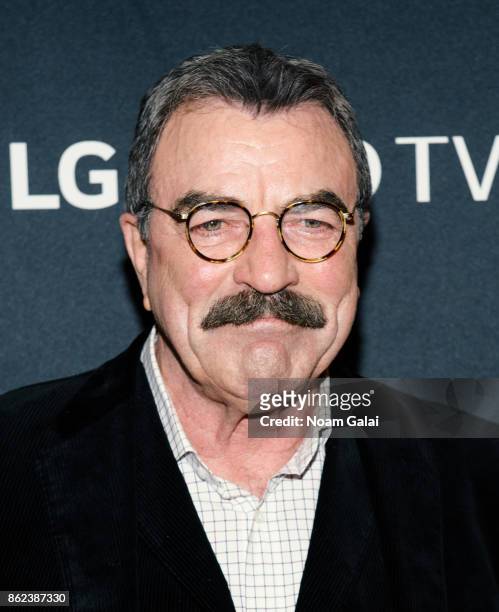 Actor Tom Selleck attends the "Blue Bloods" screening during PaleyFest NY 2017 at The Paley Center for Media on October 16, 2017 in New York City.