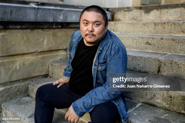 Director Wang Feifei poses during a portrait session at Maria Cristina Hotel during 65th San Sebastian International Film Festival on September 27,...
