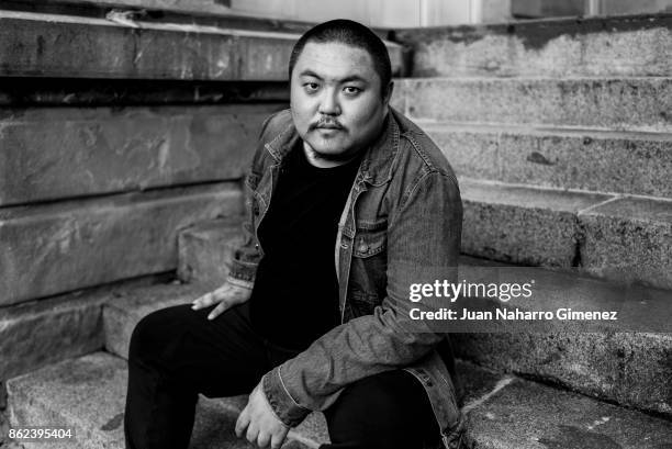 Director Wang Feifei poses during a portrait session at Maria Cristina Hotel during 65th San Sebastian International Film Festival on September 27,...