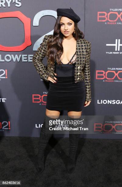 Ianna Sarkis arrives at Lionsgate's "Tyler Perry's Boo 2! A Madea Halloween" held at Regal LA Live Stadium 14 on October 16, 2017 in Los Angeles,...
