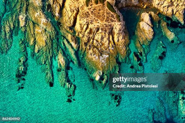 sardinia southeast coast, italy - cagliari stockfoto's en -beelden