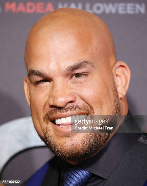 Tito Ortiz arrives at Lionsgate's "Tyler Perry's Boo 2! A Madea Halloween" held at Regal LA Live Stadium 14 on October 16, 2017 in Los Angeles,...