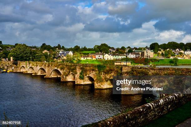 killaloe village bridge, ireland - shannon stock pictures, royalty-free photos & images