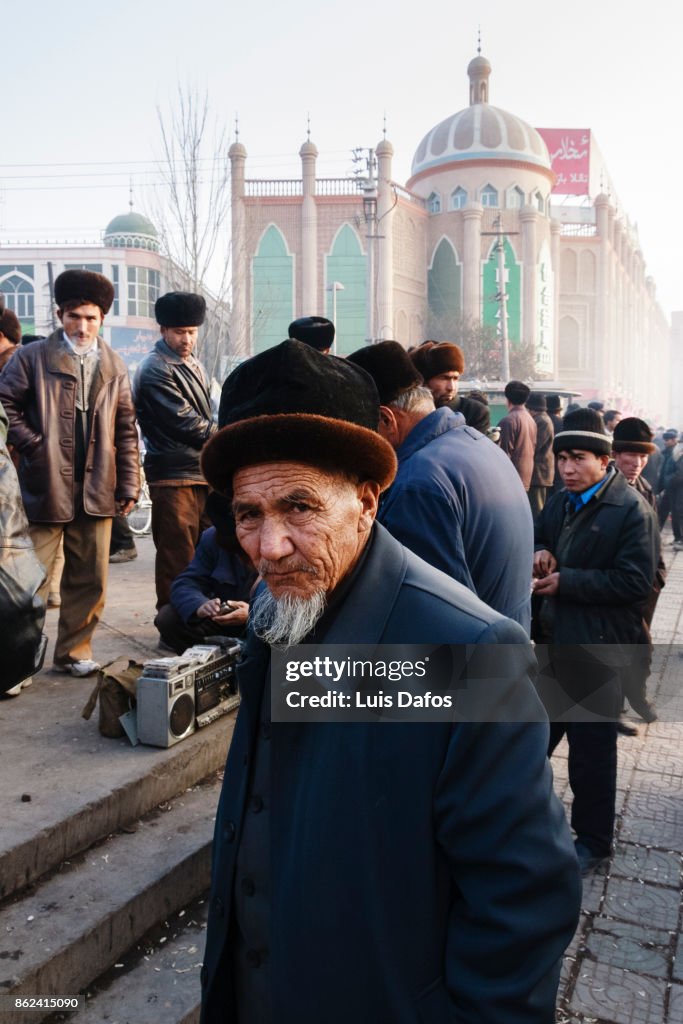 Old Uyghur men