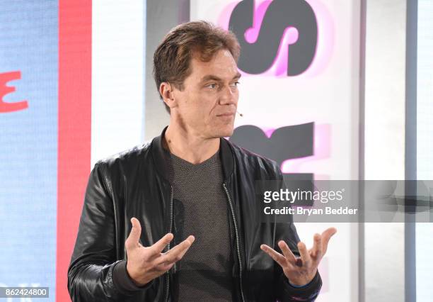 Michael Shannon speaks onstage at Hearst Magazines' Unbound Access MagFront at Hearst Tower on October 17, 2017 in New York City.