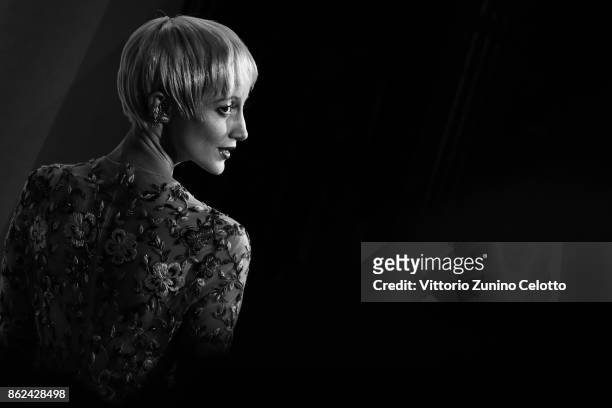 Andrea Riseborough attends the 61st BFI London Film Festival Awards on October 14, 2017 in London, England. England.