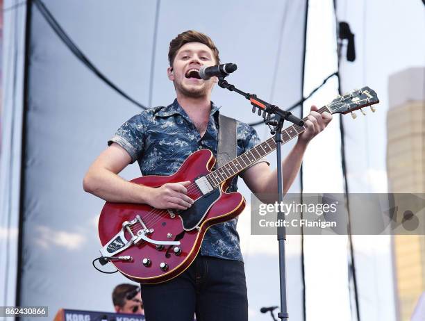 Niall Horan performs onstage during the Daytime Village Presented by Capital One at the 2017 HeartRadio Music Festival at the Las Vegas Village on...