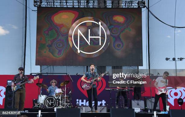 Niall Horan performs onstage during the Daytime Village Presented by Capital One at the 2017 HeartRadio Music Festival at the Las Vegas Village on...