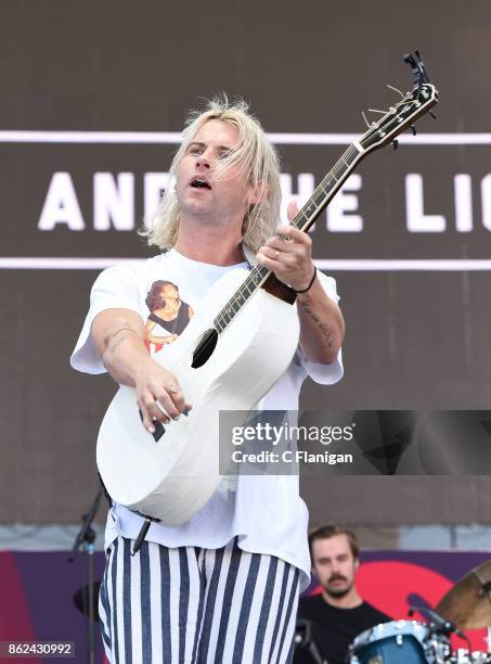 Judah Akers of Judah & The Lion performs during the Daytime Village Presented by Capital One at the 2017 HeartRadio Music Festival at the Las Vegas...