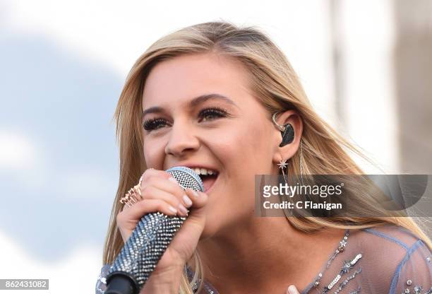 Kelsea Ballerini performs during the Daytime Village Presented by Capital One at the 2017 HeartRadio Music Festival at the Las Vegas Village on...
