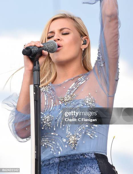 Kelsea Ballerini performs during the Daytime Village Presented by Capital One at the 2017 HeartRadio Music Festival at the Las Vegas Village on...