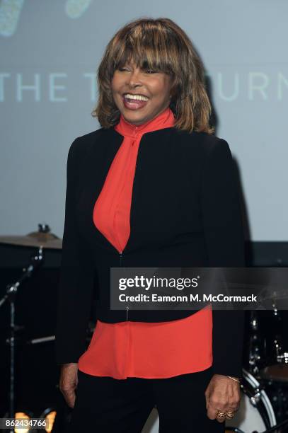 Tina Turner during the 'TINA: The Tina Turner Musical' photocall at Aldwych Theatre on October 17, 2017 in London, England.