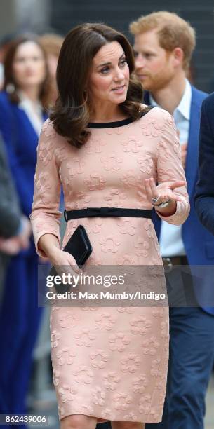 Catherine, Duchess of Cambridge attends the Charities Forum Event at Paddington Station on October 16, 2017 in London, England.