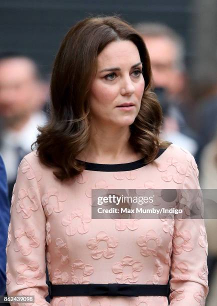 Catherine, Duchess of Cambridge attends the Charities Forum Event at Paddington Station on October 16, 2017 in London, England.