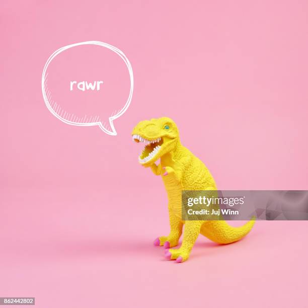dinosaur rawr - dino stock pictures, royalty-free photos & images