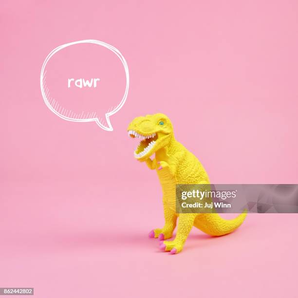 dinosaur rawr - dinossauro imagens e fotografias de stock