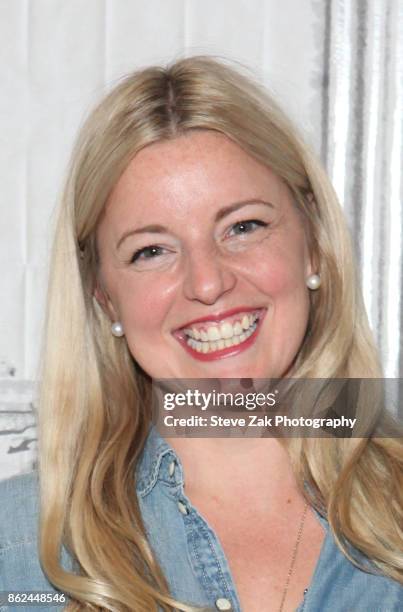 Damaris Phillips attends Build Series to discuss her cook book "Southern Girl Meets Vegetarian Boy"at Build Studio on October 17, 2017 in New York...